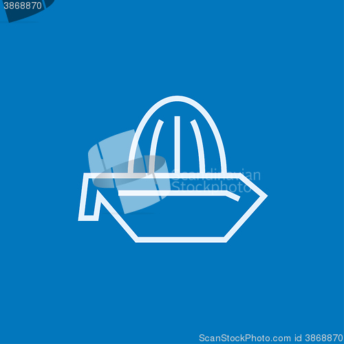 Image of Lemon squeezer line icon.
