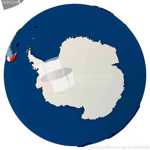 Image of Political Antarctica map