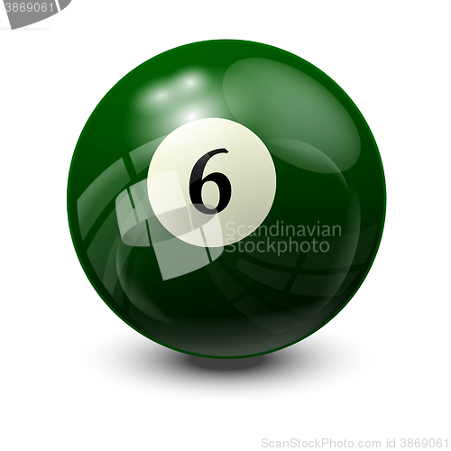 Image of billiard ball 6