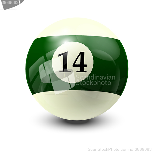Image of billiard ball 14