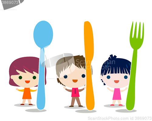 Image of kids menu background