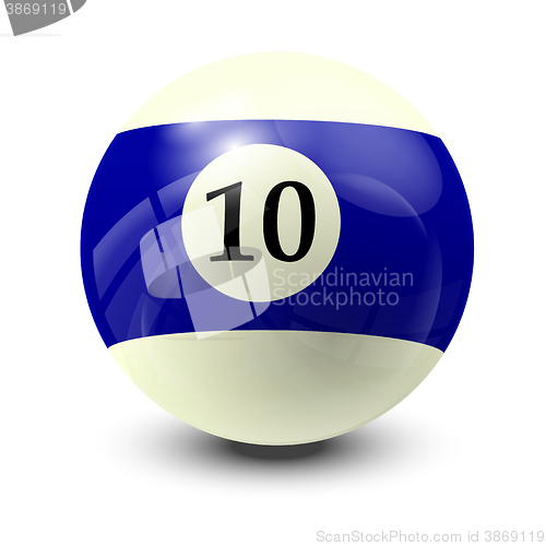 Image of billiard ball 10