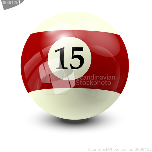 Image of billiard ball 15