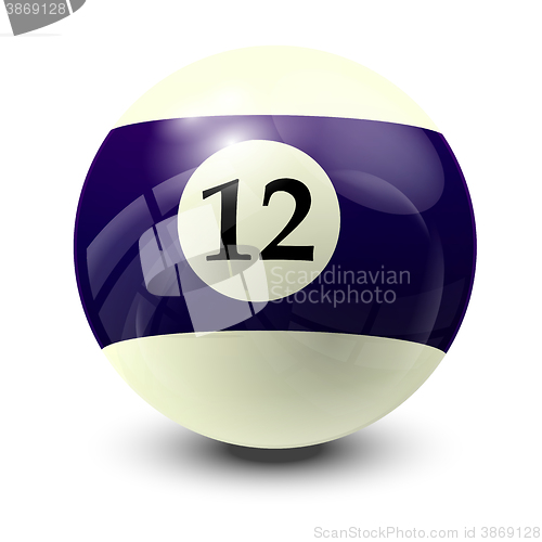 Image of billiard ball 12