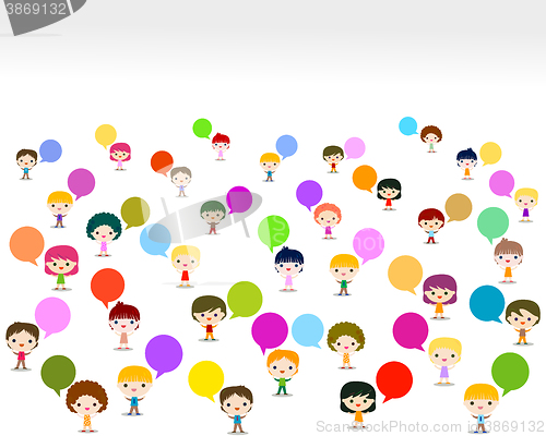 Image of kids talking