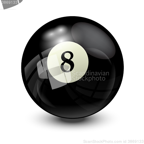 Image of billiard ball 8