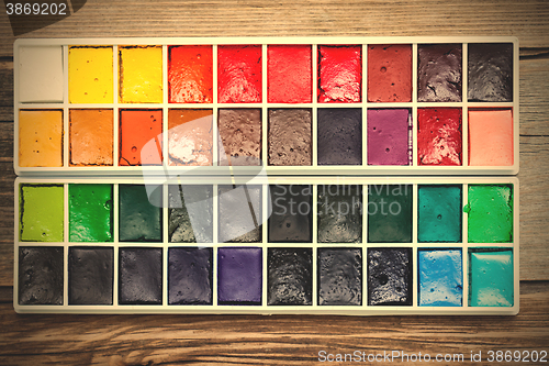 Image of watercolor paint-box