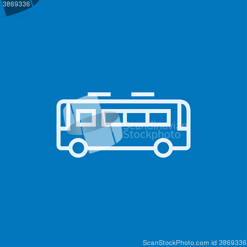 Image of Bus line icon.