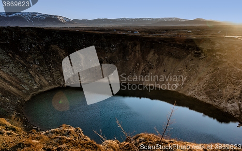 Image of Kerid volcanic crater lake