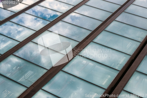 Image of Abstract picture of a modern building