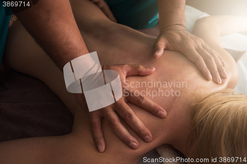 Image of massage at spa