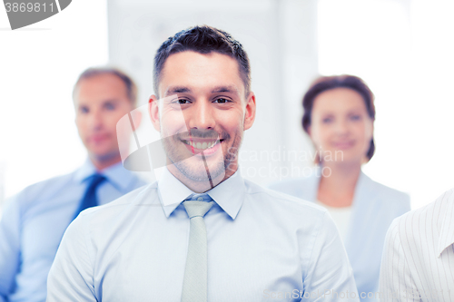 Image of businessman in office