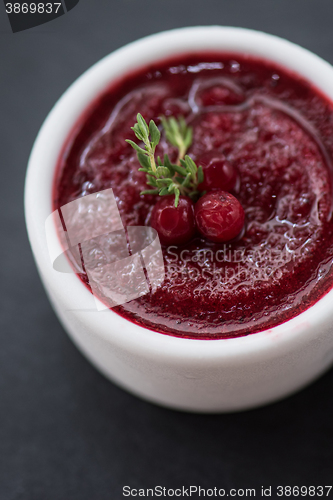 Image of Refreshing cranberry sorbet 