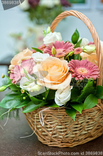 Image of wedding bouquet closeup