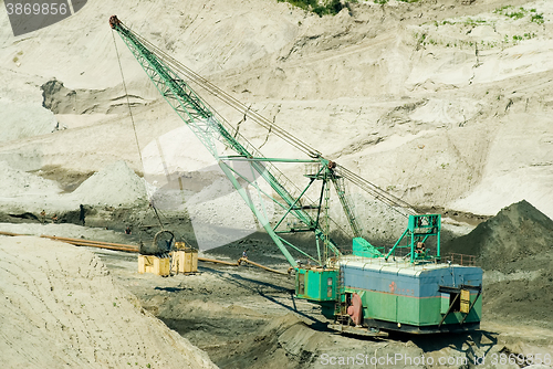 Image of Amber open-cast mining in Yantarny, Russia