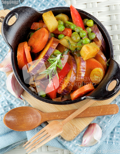 Image of Colorful Vegetables Ragout