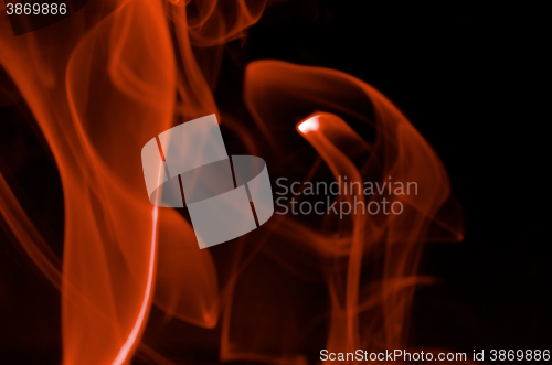 Image of Abstract Red Smoke