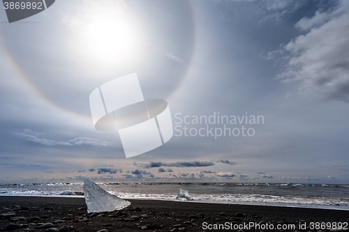 Image of Icebergs at glacier lagoon 