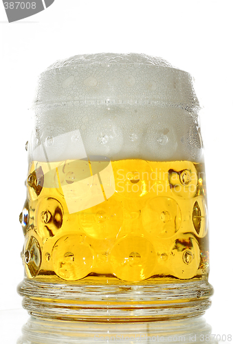 Image of Glass of beer close-up