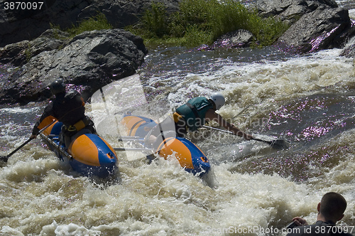 Image of Water sportsmen in threshold