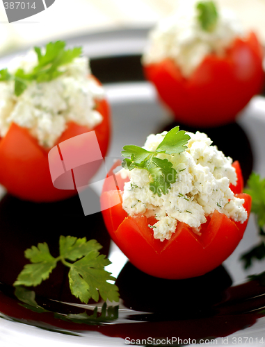 Image of Tomatoes Stuffed with Feta