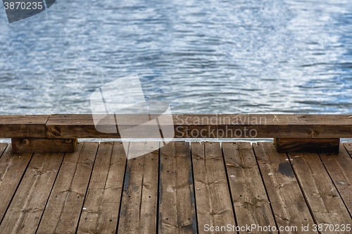 Image of wooden fence closeup photo