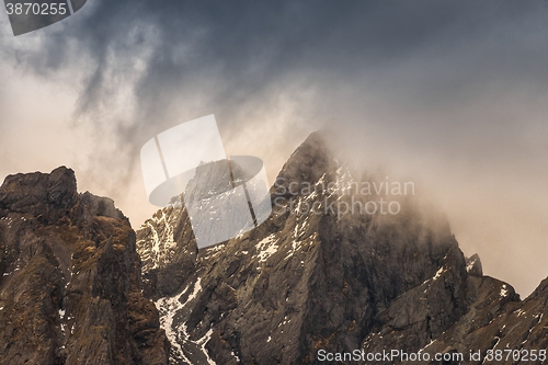 Image of Scenic mountain landscape shot