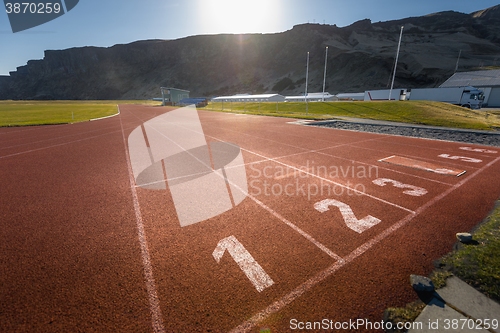 Image of Running track outdoors