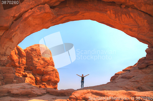 Image of The North Window Arch at the Arches National Park