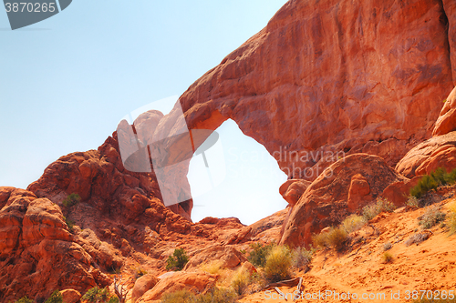 Image of The North Window Arch at the Arches National Park