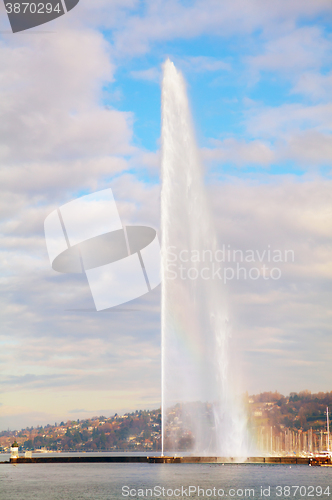 Image of Geneva Water Fountain (Jet d\'Eau)