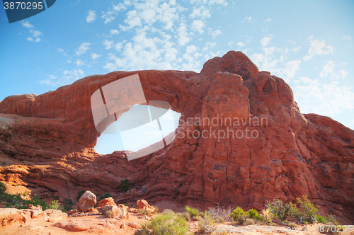 Image of The South Window Arch at the Arches National Park