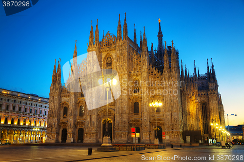 Image of Duomo cathedral in Milan, Italy