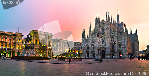 Image of Duomo cathedral in Milan, Italy