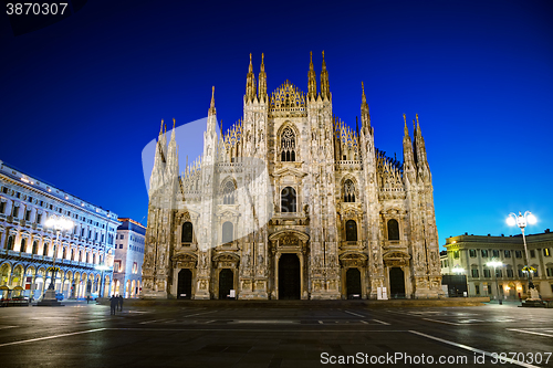 Image of Duomo cathedral in Milan, Italy