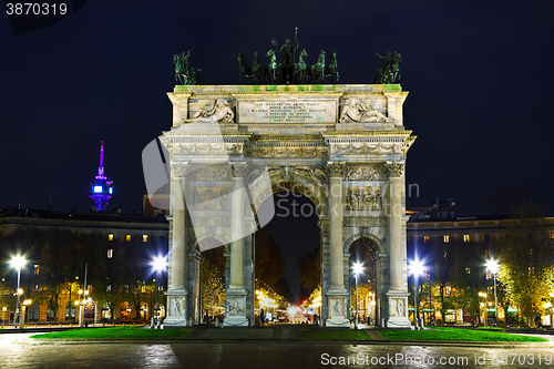 Image of Arch of Peace in Milan, Italy