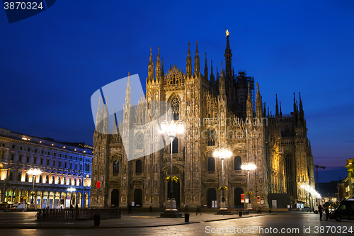 Image of Duomo cathedral in Milan, Italy