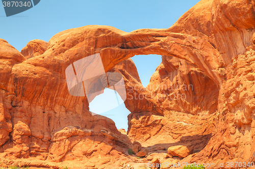 Image of The Double Arch at the Arches National Park