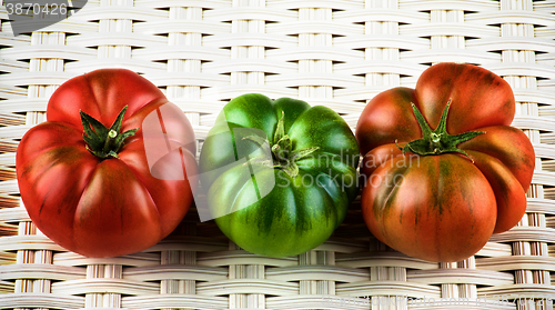 Image of Multicolored Raw Tomatoes