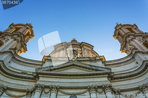 Image of Bottom view of saint Agnese church