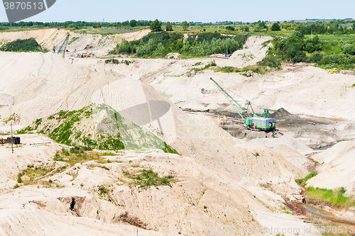 Image of Amber open-cast mining in Yantarny, Russia