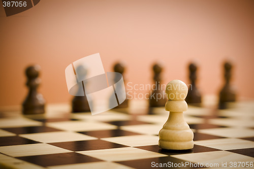 Image of Chess board soldier