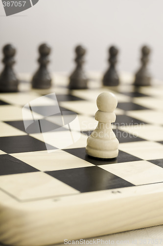 Image of Chess board soldier