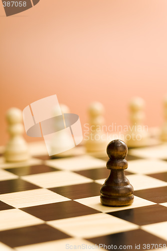 Image of Chess board soldier