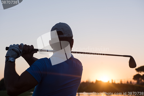 Image of golfer hitting long shot