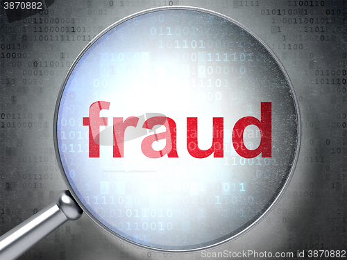 Image of Safety concept: Fraud with optical glass