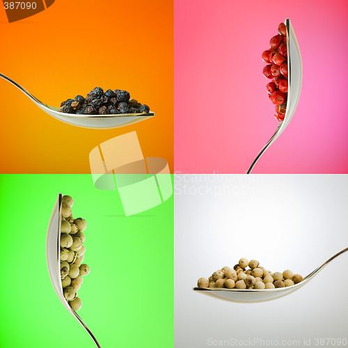 Image of Four peppers