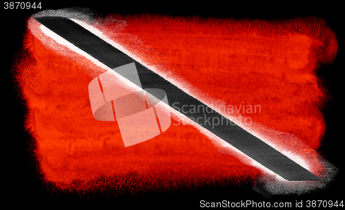 Image of Trinidad and Tobago flag illustration