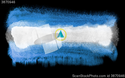 Image of Nicaragua flag illustration