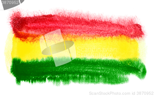 Image of Bolivia flag illustration